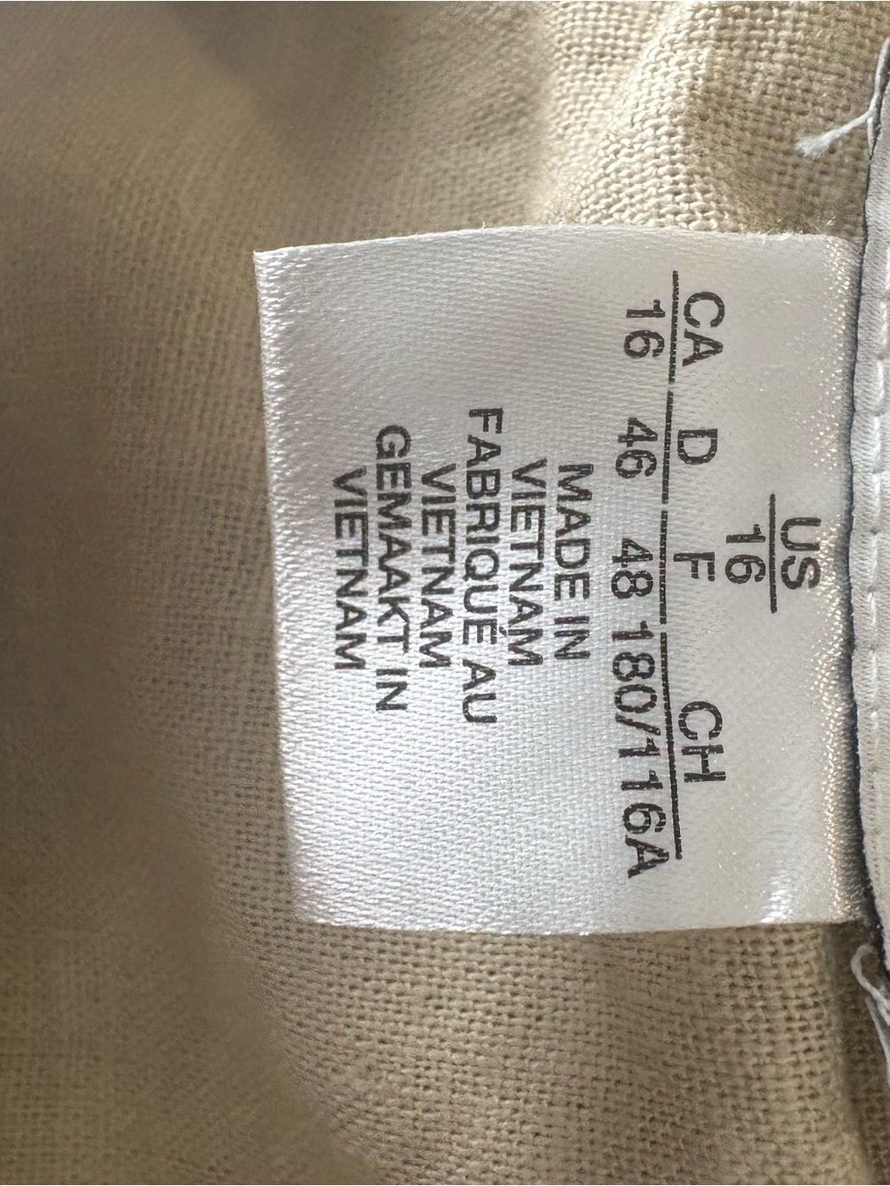 New DKNY Women's Scoop Neck Swim Cover-Up Dress in Beige size 16 - Picture 4 of 6